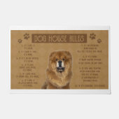 Paillasson Chow Chow Dog House Rules, If It's Brock, It’s You (Devant)