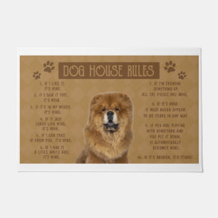 Paillasson Chow Chow Dog House Rules, If It's Brock, It’s You