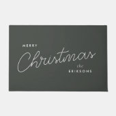 Paillasson Chrétien moderne | Forest Green Dark Dusky (Devant)