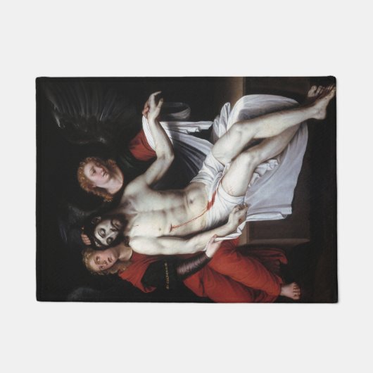 Paillasson Christ mort soutenu par deux anges (Ribalta) (Devant)