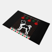 Paillasson Christmas Akita Dog (Incliné)