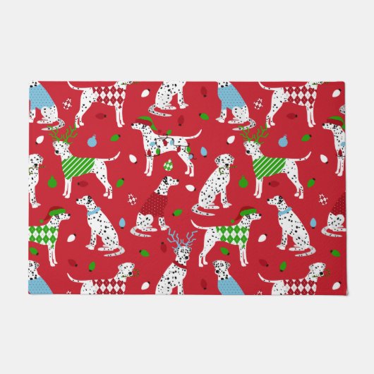 Paillasson Christmas Dalmatian Doormat (Devant)