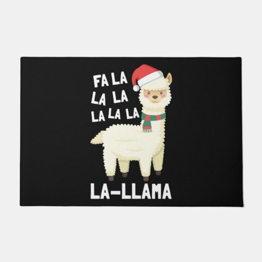 Paillasson Christmas Fa La Llama Essential (Devant)