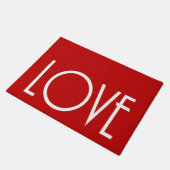Paillasson Christmas Love Red Arrière - plan Doormat (Incliné)