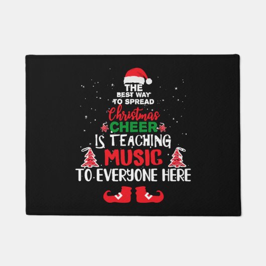 Paillasson Christmas Music Teachers , Funny Teachers (Devant)