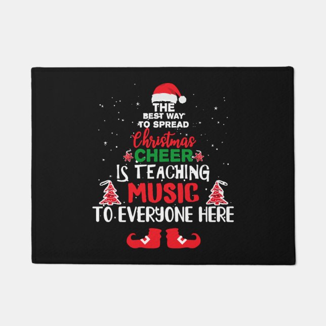 Paillasson Christmas Music Teachers , Funny Teachers (Devant)