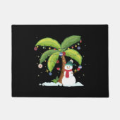 Paillasson Christmas Palm Tree And Snowman (Devant)