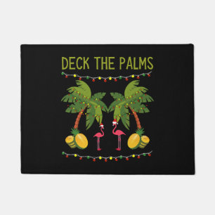 Paillasson Christmas Palm Tree With Holiday Lights and