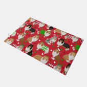 Paillasson Christmas Rough Collie (Incliné)