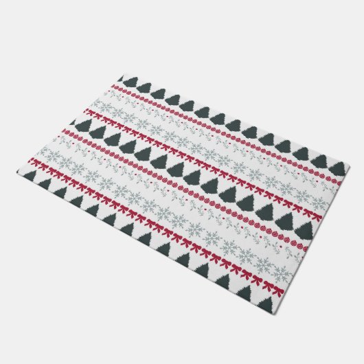 Paillasson Christmas Snowflakes and Trees (Incliné)