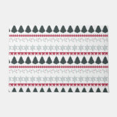 Paillasson Christmas Snowflakes and Trees (Devant)