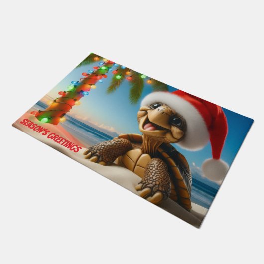 Paillasson Christmas Turtle (Incliné)