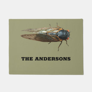 Paillasson Cicada Bug Photo Déplaisant Insect Personnalisé