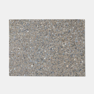 Paillasson Cimetière Bleu Taupe Composé Bleu