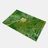 Paillasson Circuit Monogramme Motherboard Electronics Chip Te (Incliné)