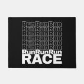 Paillasson Citation de course en cours de course motivationne (Devant)