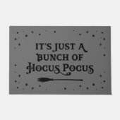 Paillasson Citation d'Halloween gris Pocus Hocus (Devant)
