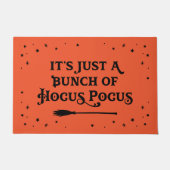 Paillasson Citation Halloween Hocus Pocus Orange (Devant)