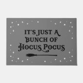 Paillasson Citation Hocus Pocus Grey et Black Halloween (Devant)