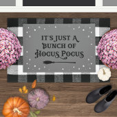 Paillasson Citation Hocus Pocus Grey et Black Halloween