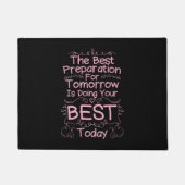 Paillasson Citation Pour Filles Motivationnelles - Faites Vot (Devant)