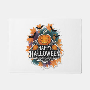 Paillasson Citations drôles et effrayantes Halloween Joyeux
