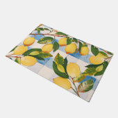 Paillasson Citrons peints sur un paysage de table  (Incliné)