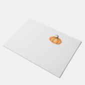 Paillasson Citrouille aquarelle - Automne et Halloween Concep (Incliné)