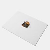 Paillasson Citrouille Basset Hound costume sur Basset Hound H (Incliné)