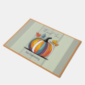 Paillasson Citrouille bon thanksgiving (Incliné)