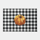 Paillasson Citrouille Buffalo Check Motif Automne (Devant)