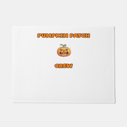 Paillasson Citrouille Patch Crew Correspondance des tenues d' (Devant)