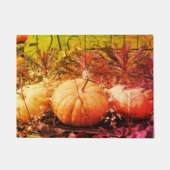 Paillasson Citrouilles Et Plantes Automne (Devant)