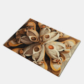 Paillasson Citrus Beige Brown Décor Plaid Motif (Incliné)