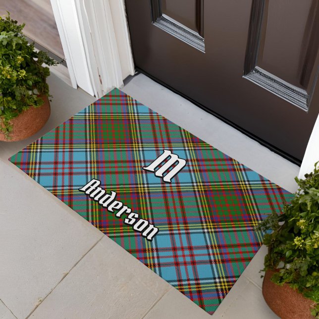 Paillasson Clan Anderson Tartan Doormat (Créateur téléchargé)