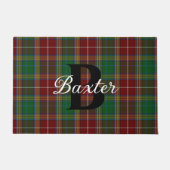Paillasson Clan Baxter Plaid Monogramme Doormat (Devant)