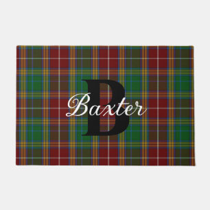 Paillasson Clan Baxter Plaid Monogramme Doormat