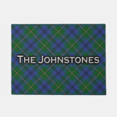 Paillasson Clan écossais Johnstone Tartan Welcome Mat (Devant)