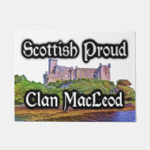 Paillasson Clan écossais MacLeod Dunvegan Castle Welcome Mat (Devant)