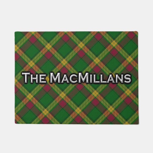 Paillasson Clan écossais MacMillan Tartan Welcome Mat (Devant)