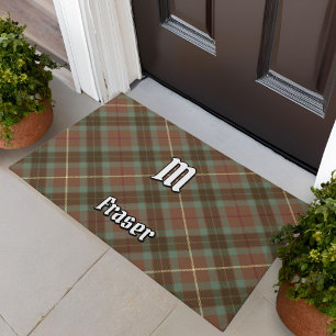 Paillasson Clan Fraser Chasse Patinée Tartan Doormat