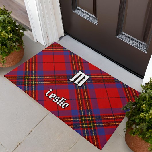 Paillasson Clan Leslie Red Tartan
