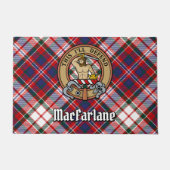 Paillasson Clan MacFarlane Crest sur le tatan de robe (Devant)