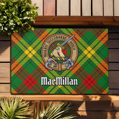 Paillasson Clan MacMillan Crest sur Tartan
