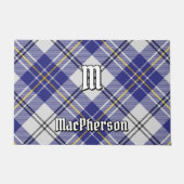 Paillasson Clan MacPherson bleu robe tatan mat de porte (Devant)