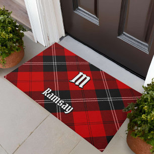Paillasson Clan Ramsay Red Tartan
