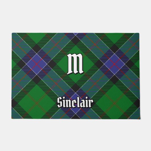Paillasson Clan Sinclair Chasse Tartan (Devant)