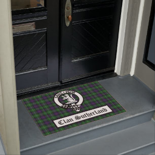 Paillasson Clan Sutherland Crest Badge & Tartan