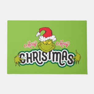 Paillasson Classic The Grinch   Joyeux Joyeux Noël