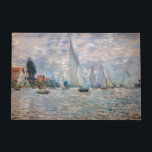 Paillasson Claude Monet - Bateaux Regatta à Argenteuil<br><div class="desc">La régate des bateaux à Argenteuil / Régate a Argenteuil - Claude Monet,  Huile sur Toile,  1874</div>
